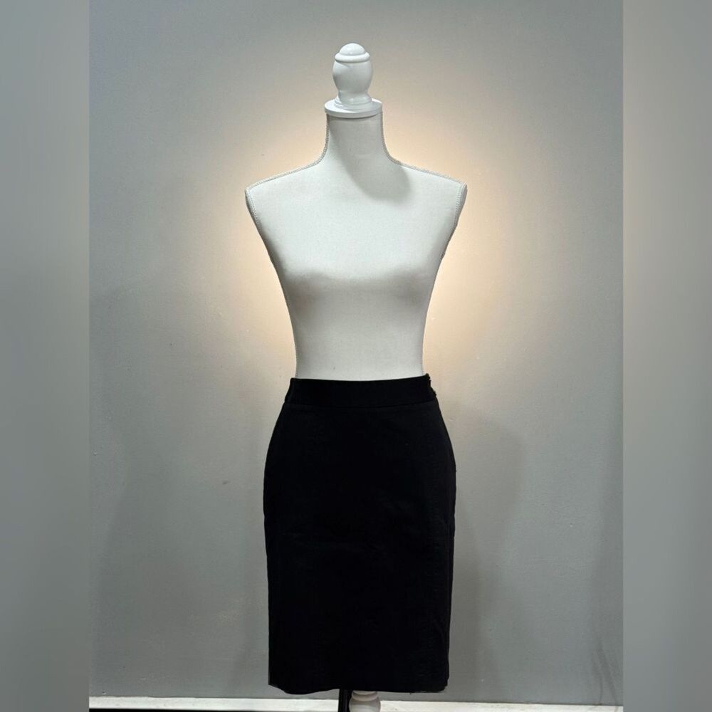 CLEARANCE! Black WHBM Classic Cotton Skirt Size 6 EUC